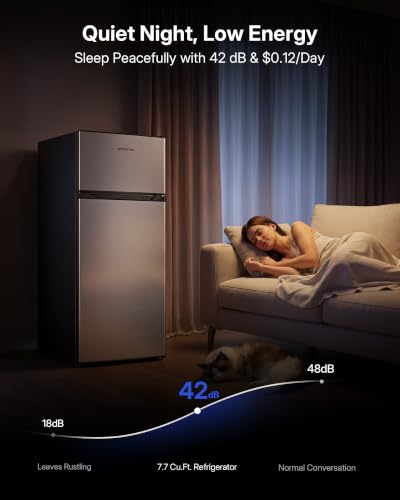 Upstreman 7.7 Cu.Ft Refrigerator