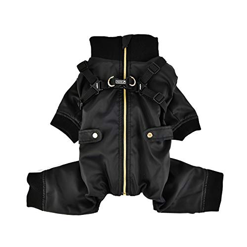 Puppia Winter Warm Jumpsuit with Integrated Harness ubN_K[lbg ƔL XX-Large