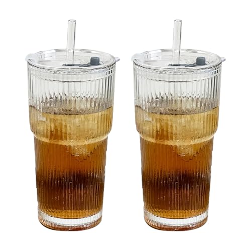 YUGSHNKFC Topes Vidrio Con Textura 600 Con Y Copas Eficientes Bebidas Transparentes Para Bebidas Frías Para Bebidas Frías Tés Café