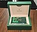 ROUREOX Caja Relojes Verde Mujer Estuche Individual Madera Almacenamiento Protector Organizador Unidad para Rolex Cosmograph Daytona Imagen de ROUREOX Caja Relojes Verde Mujer Estuche Individual Madera Almacenamiento Protector Organizador Unidad para Rolex Cosmograph Daytona