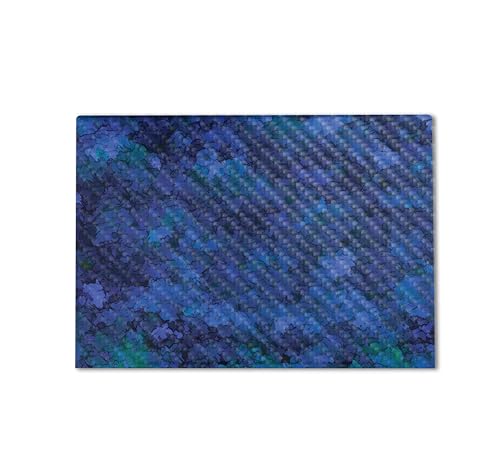 Image of Carbon Fiber Gaming Skin Compatible with HP Envy x360 16 inch (2023) - Blue Ice - Premium 3M Vinyl Protective Wrap Decal Cover - Easy to Apply | Crafted in The USA by MightySkins