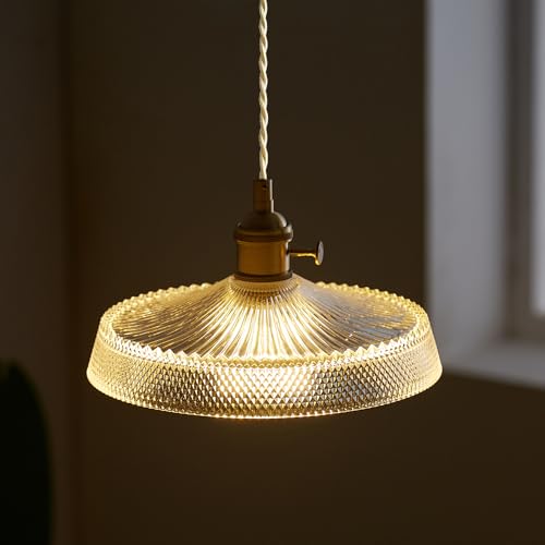 Sedelan Antique Pendant Light, Vintage Pendant Lighting, Glass Kitchen Pendant