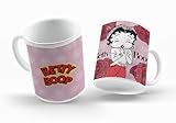  Taza Betty Boop Blanco Rosa