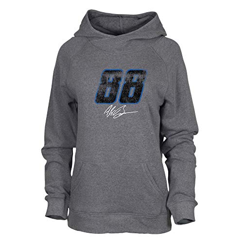 Ouray Sportswear NASCAR Women's Cozy Hood Alex Bowman, Dark Grey, Small