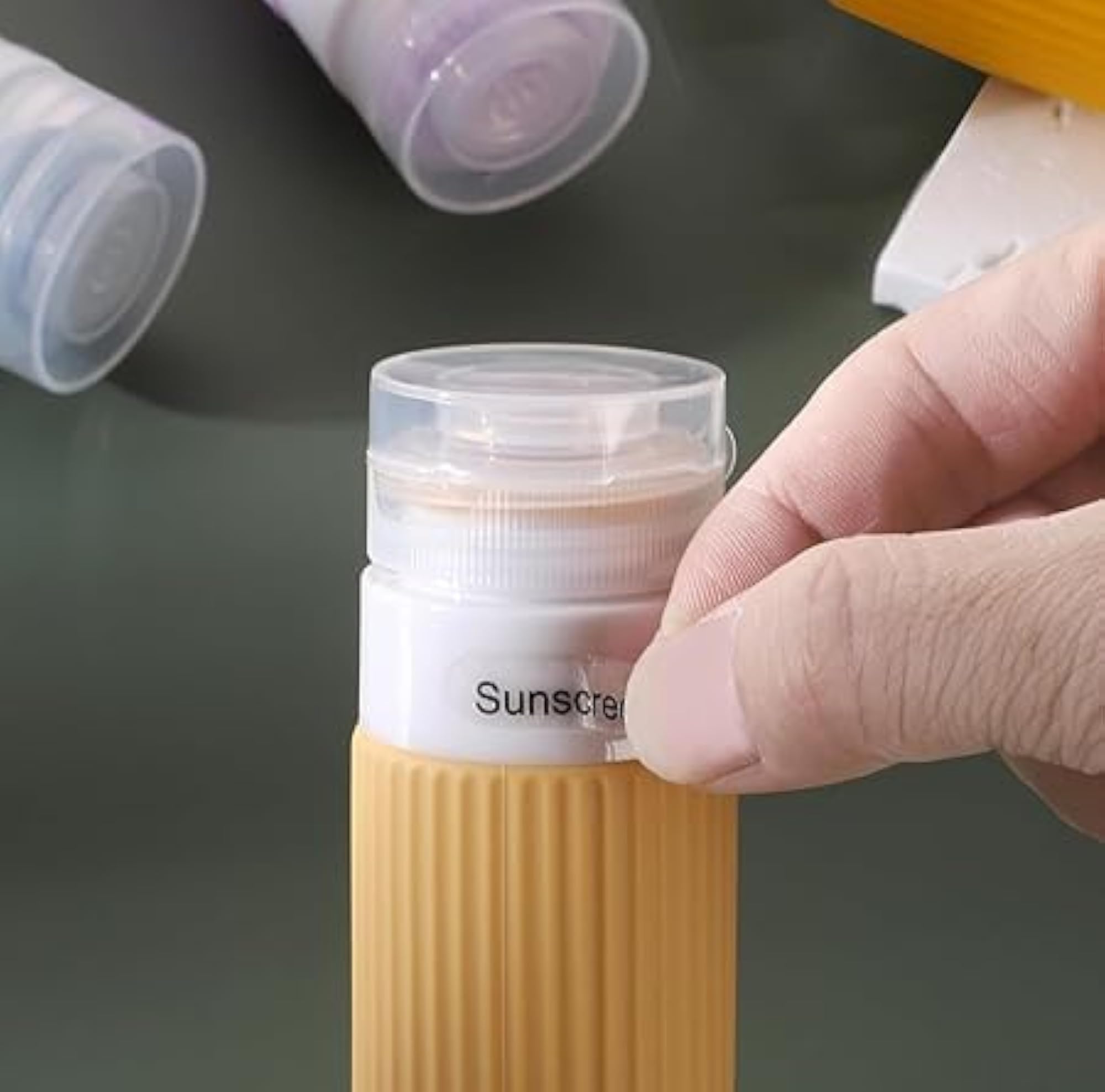 Travel Bottles Kit for Toiletries Organizer, BPA Free Containers