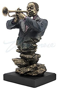 Artistic Trumpet Player Statue Sculpture - Jazz Band Collection