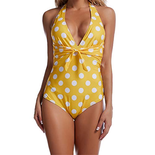 Maillot de bain 1 pièce femme slim avec décolleté plongeant et effet ventre plat pour plage