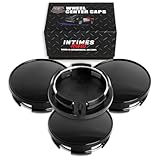InTimesAuto 63MM 2.5 Inch Wheel Center Caps for Dodge Ram 6KF18TRMAA Rim Wheel Center Hub Caps, Pack of 4 Gloss Black