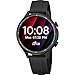 LOTUS Reloj Inteligente Hombre Mujer - Smartwatch Unisex Caucho Negro - Resistente al Agua IP65 - Voz IA, Música, Cuenta Pasos y Calorías, Teléfono, Monitor Sueño 50205/1 Naya Lite - Smartime 2nd Gen