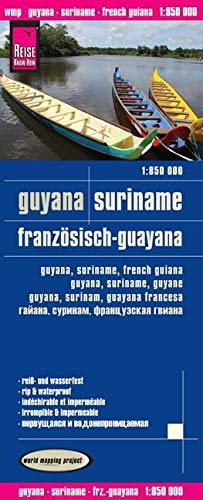 Guyana, Suriname, Franzosisch-Guayana = Guyana, Suriname, French Guiana = Guyana, Suriname, Guyane = Guyan...