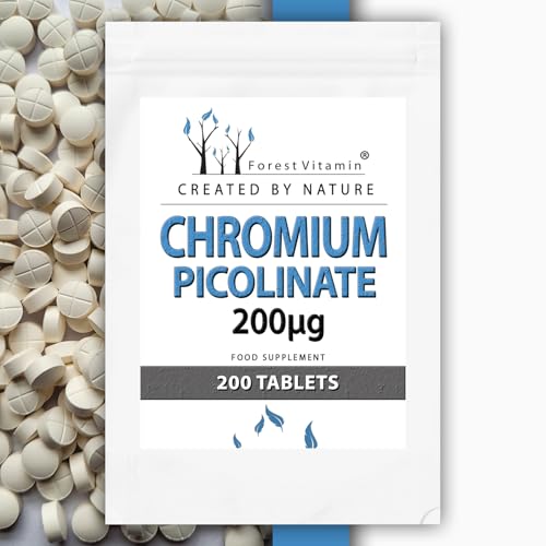 Forest Vitamin CHR-200-DE Chrompicolinat Tabletten 200 Stück