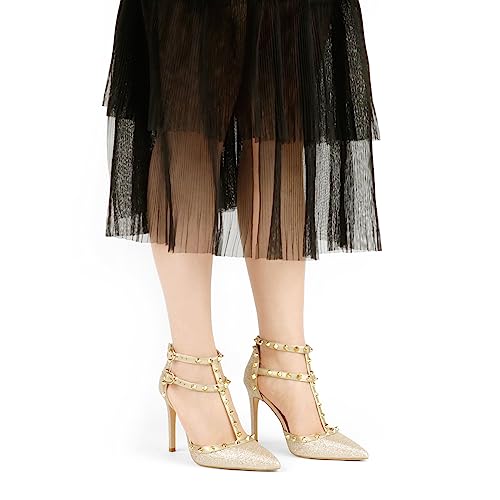 Ankle Strap Heels for Women Stilettos Pumps2