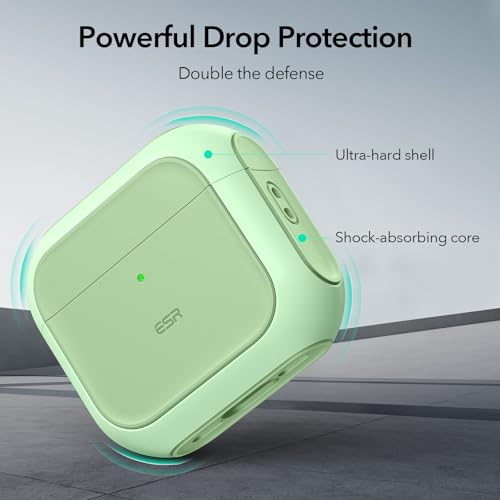 Image of ESR for AirPods 4 Case, Compatible with MagSafe, Light Green