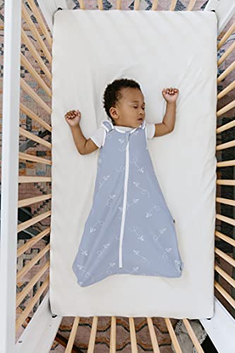 Ergobaby On The Move-Slaapzak, 18-36 Maanden - Verstelbare en Converteerbare Slaapzak met Harnassleuf en 2-Weg Ritssluiting, 2,5 Tog voor de Winter, Paper Planes - Afbeelding 3