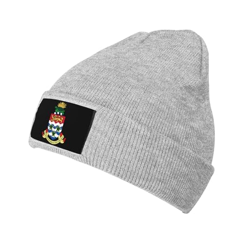 Gorro De Punto Escudo De Armas De Las Islas Caimán Gorro De Invierno Transpirable Cómodo Gorros Beanie, para Ciclismo, Running, Esquí, 56-62cm