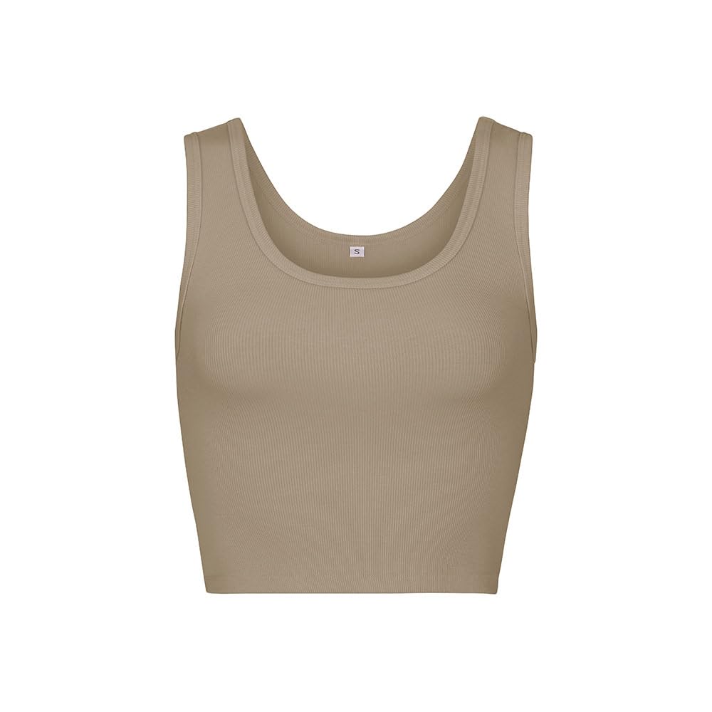 Bra30 Women's Full-Length Tank Top with Scoop Neck Front and Back