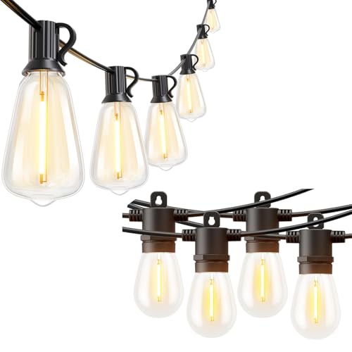 Luces de cadena para exterior Svater 200 FT Vintage Edison