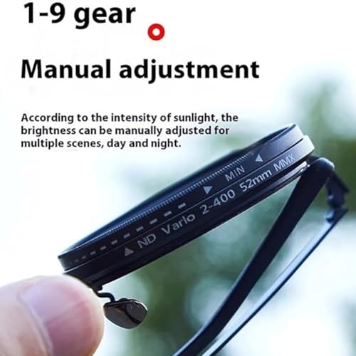 Gafas Ajustables Gojo, 1-9 Gears Adjustable Sunglasses, Moonglass-Nd Filter Lenses Tint Rounded Polarized Eyewear2