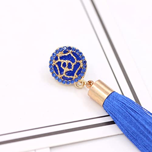 Zealmer Blue Tassel Earrings For Women Colorful Bohemian Long Dangle Drop Statement Earrings Fashion Jewelry For Girls Christmas Valentines Day Gift #TOP6