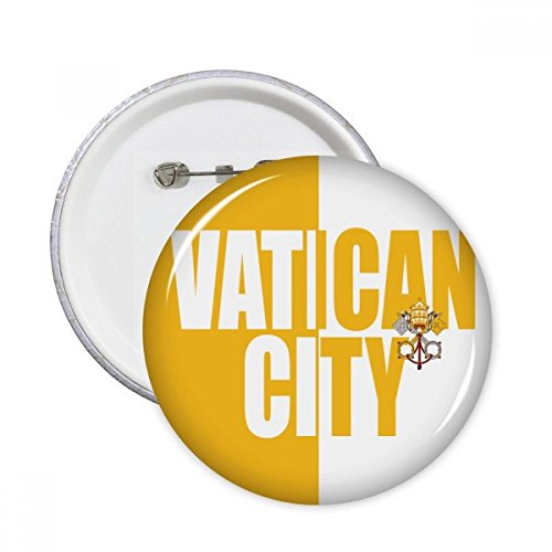 Badge Vatican rond taille L pour personnaliser vos vêtements au quotidien