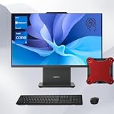 Caractéristiques techniques : 1 entrée d'alimentation DC, 1 Ethernet (RJ45), 2 ports USB-A 2.0, 1 port USB-A 3.2 Gen 2, 2 ports HDMI, 1 combo casque/micro, 1 USB-C 3.2 Gen 2, KB et souris sans fil, base de charge sans fil, Wi-Fi 6 et Bluetooth, Windows 11 Home
