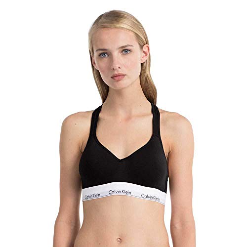 Calvin Klein Damen BH Bralette Lift Gepolstert, Schwarz (Black), M
