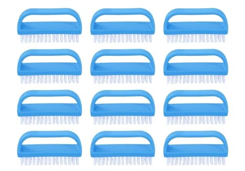 Nail Brush for Cleaning Fingernails, Nail Scrubber Brush, Toe Foot Hands Fingernail Brush Cleaner- Small Scrub Brush- All-Purpose Stiff Cleaning Brush for Home, Kitchen, Work, 12 Pack - Superio