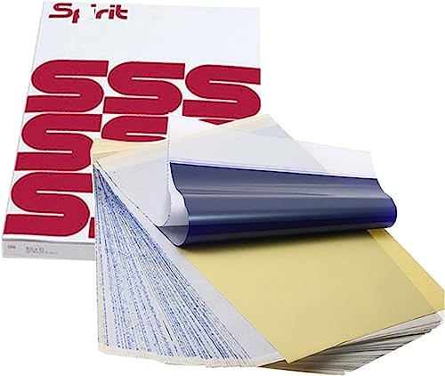 Papel de transferencia de tatuaje Tamaño A4 Plantilla térmica Carbon Copier Spirit Stencil Carbon 100 hojas