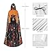MROWYC Stylish Fashionable Bear Printed Hooded Cape - Holiday Party/Carnival Party Cosplay Costume