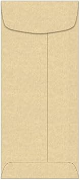 Aged Ivory Envelopes - #10 4 1/8 x 9 1/2 Policy 60T, 2500 Pack