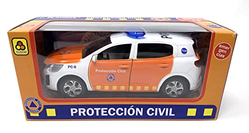 PLAYJOCS GT-8117 Car Civil Protection, Sky Blue, 16.5 cm x 7 cm x 6 cm - Image 2