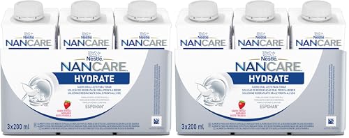 Nestlé NANCARE HYDRATE - Suero Líquido 3x200ml (Paquete de 2)