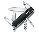 Victorinox - Navaja suiza y multiherramientas de acampada y senderismo, talla única, color negro