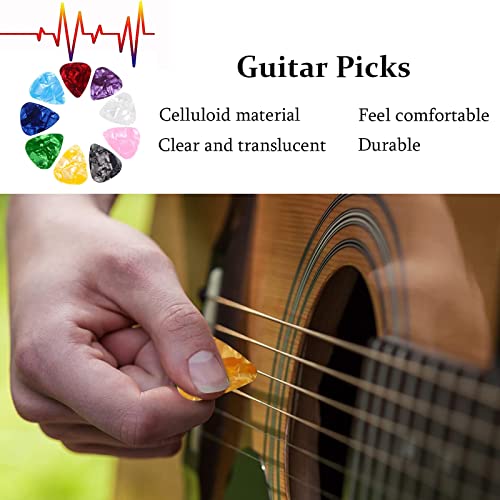 IZyufan 20 Médiators pour Guitare en Celluloïd et Boîte à Piques, 5 Épaisseurs Différentes : 0,46-0,71-0,81-0,96-1,2 mm - Les Beatles, Paul McCartney, John Lennon, RIngo Starr, George Harrison IZyufan 20 Médiators pour Guitare en Celluloïd et Boîte à Piques, 5 Épaisseurs Différentes : 0,46-0,71-0,81-0,96-1,2 mm – Image 5