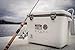 Engel 19qt Live Bait Cooler Box with 2nd Gen 2-Speed Aerator Pump - Portable Fishing Station & Minnow Bucket for Shrimp & Other Live Fish with Aerator - ENGLBC19-N-G in White