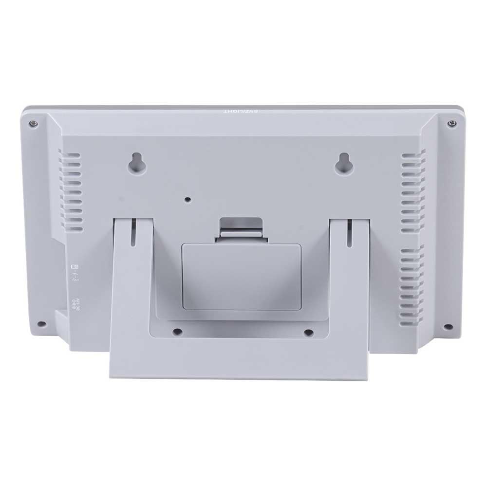 Trevi ME 3P70 RC Estación meteorológica con sensor exterior y controles táctiles, indicaciones termómetro, humedad y fase lunar, alarmas programables con función Snooze, calendario multilingüe