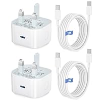 iPhone 16 15 USB C Charger,2Pack New Apple Type C Charger USBC Fast Charging Cable and Plug 25W for i Phone 16e/16 Plus/16 Pro Max/15 Plus/15 Pro/15 Pro Max,iPad M2 M3 M4 10th A16 A17 11th 2024 2025