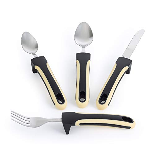 UrbanRed Weighted Utensils for Tremors - Adaptive Utensils for Tremors - Weighted Silverware