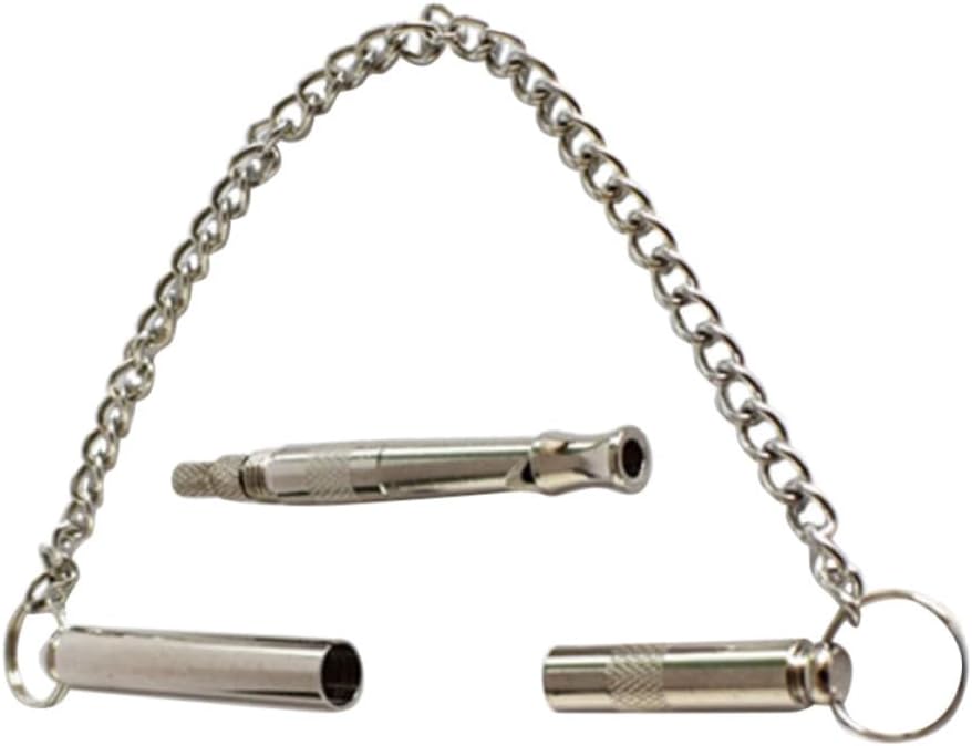 Hemoton Portable Copper Dog for Dogs with Lanyard Sound and Fast Recall for Barking Control and Hands-Free Use