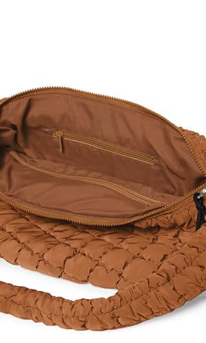 Image of ODODOS Quilted Carryall Tote Bag for Women Crossbody Hobo Lightweight Padding Shoulder Bag
