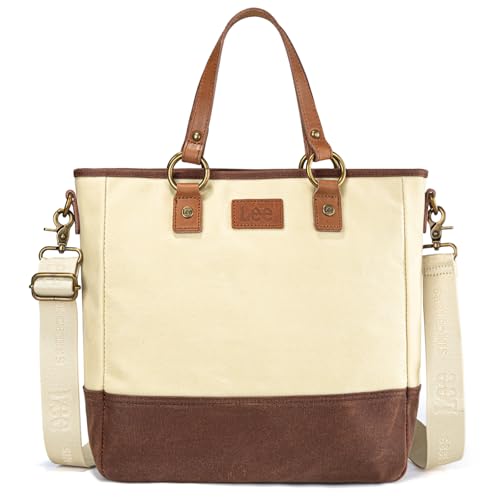 Montana West x Lee Waxed Canvas Tote Bag for Women Top-Handle Han...
