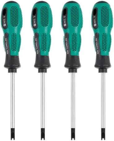 4pcs U Fork Screwdriver Magnetic U Screwdriver, U Fork Type Screwdriver Bits Triangular Screwdriver Hand Tool Set CRV Screw Driver Precision Screwdriver Set Electronics Repair Tool Multifunctional