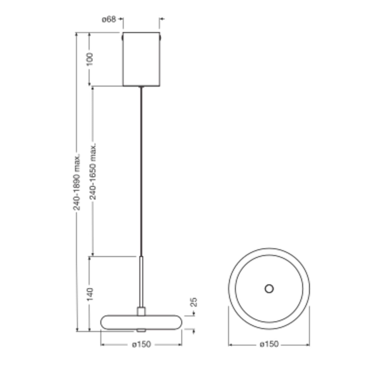 Osram Decor Yoyo Pendant 6.5W 830 Beige