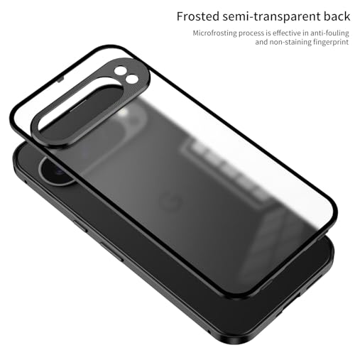 Coque Google Pixel 10 Pro 5G en métal mat bleu haut de gamme - 5