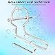 Metall Analexpander Vaginal Anal Expander Dilatator Analdilatation Anal Treuer Riesige Speculum Fetisch Masturbation Analplug, Butt Plug Set Fisting BDSM SM Sexspielzeug für Männer Frauen Paare