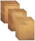 Better Office Products Aged Printing Paper, 96 Sheets, Antique Looking Old Fashioned Faux Parchment Paper, Letter Size 8.5 x 11 inch, Double Sided