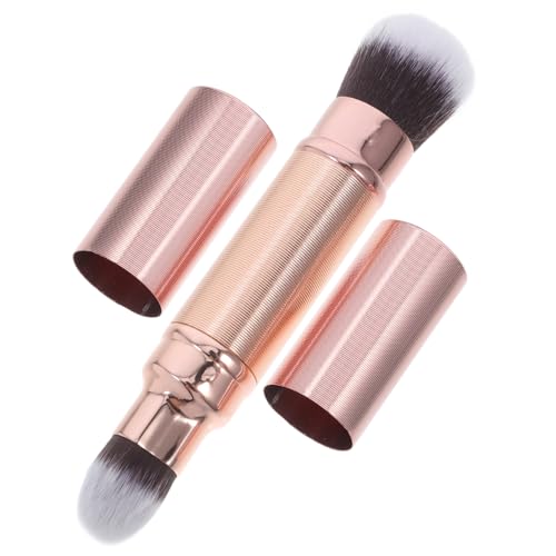 HAPINARY Dual-ended Retractable Makeup Brush Set Concealer Foundation Blush Powder Brush for Women