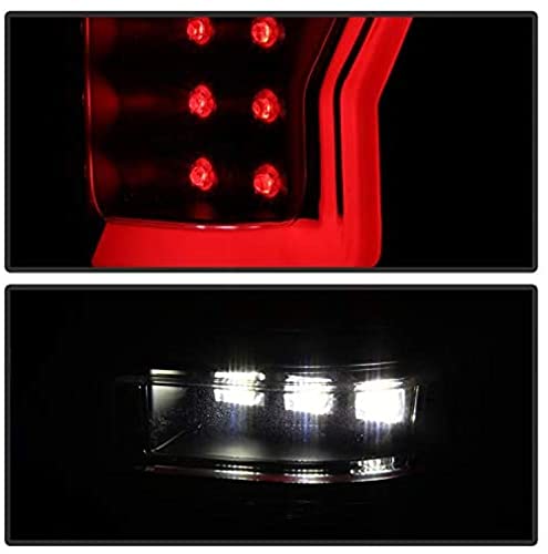 Spyder Auto 5084187 Ford F150 Styleside 04-08 (Not Fit Heritage & SVT) Version 2 Light Bar LED Tail Lights - Black Smoke