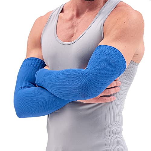 Manguitos running Solidea manga de compresión elástica y transpirable con presión 15/21 mmHg