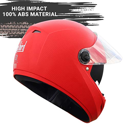 Image of Steelbird Rox Cyborg ISI Certified Full Face Helmet for Men and Women with Inner Smoke Sun Shield and Outer Clear Visor